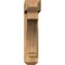 Ekena Millwork Imperial Craftsman Rough Sawn Bracket w/ Offset Brace, Western Red Cedar, 6"W x 26"D x 26"H BKT0604X26X26IMP04RWR - alternate 2